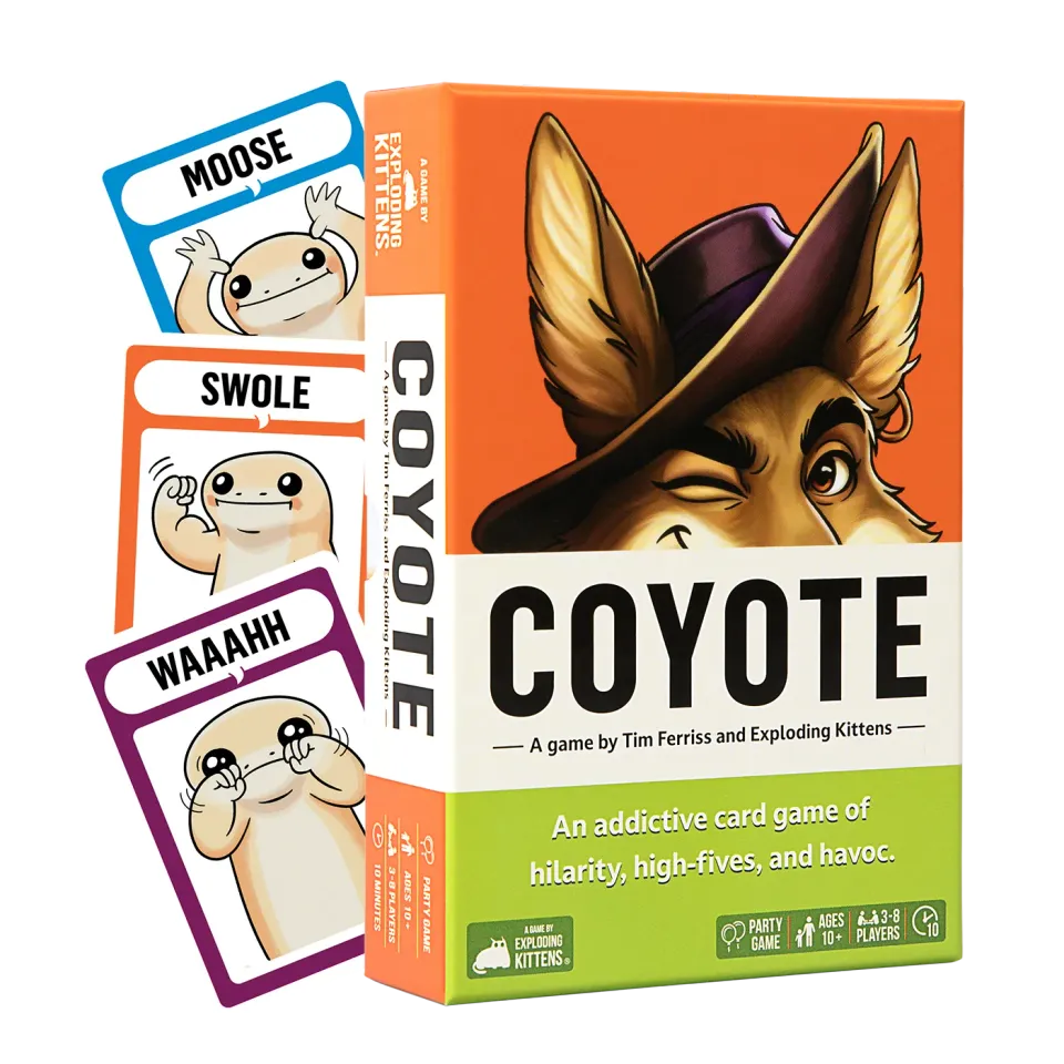 Exploding Kittens Coyote Large Edition gioco carte memoria