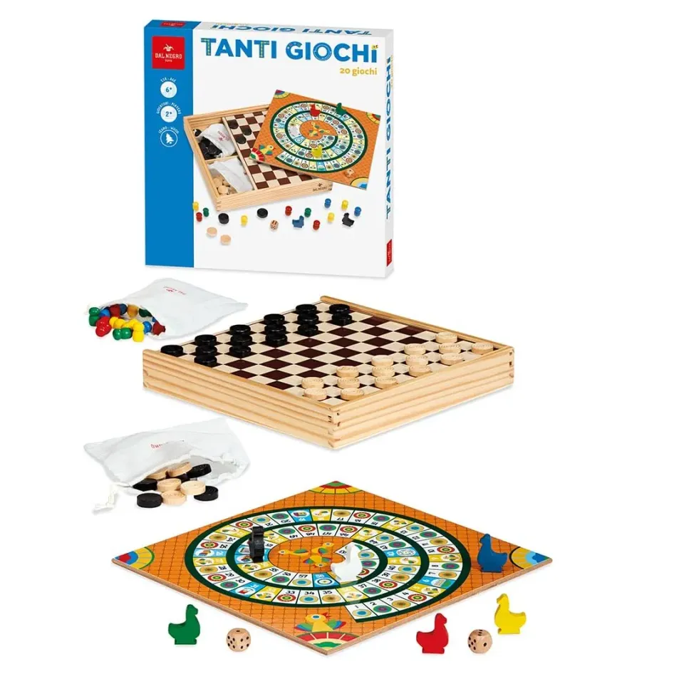 Dal Negro Tanti Giochi 20 giochi tavolo classici