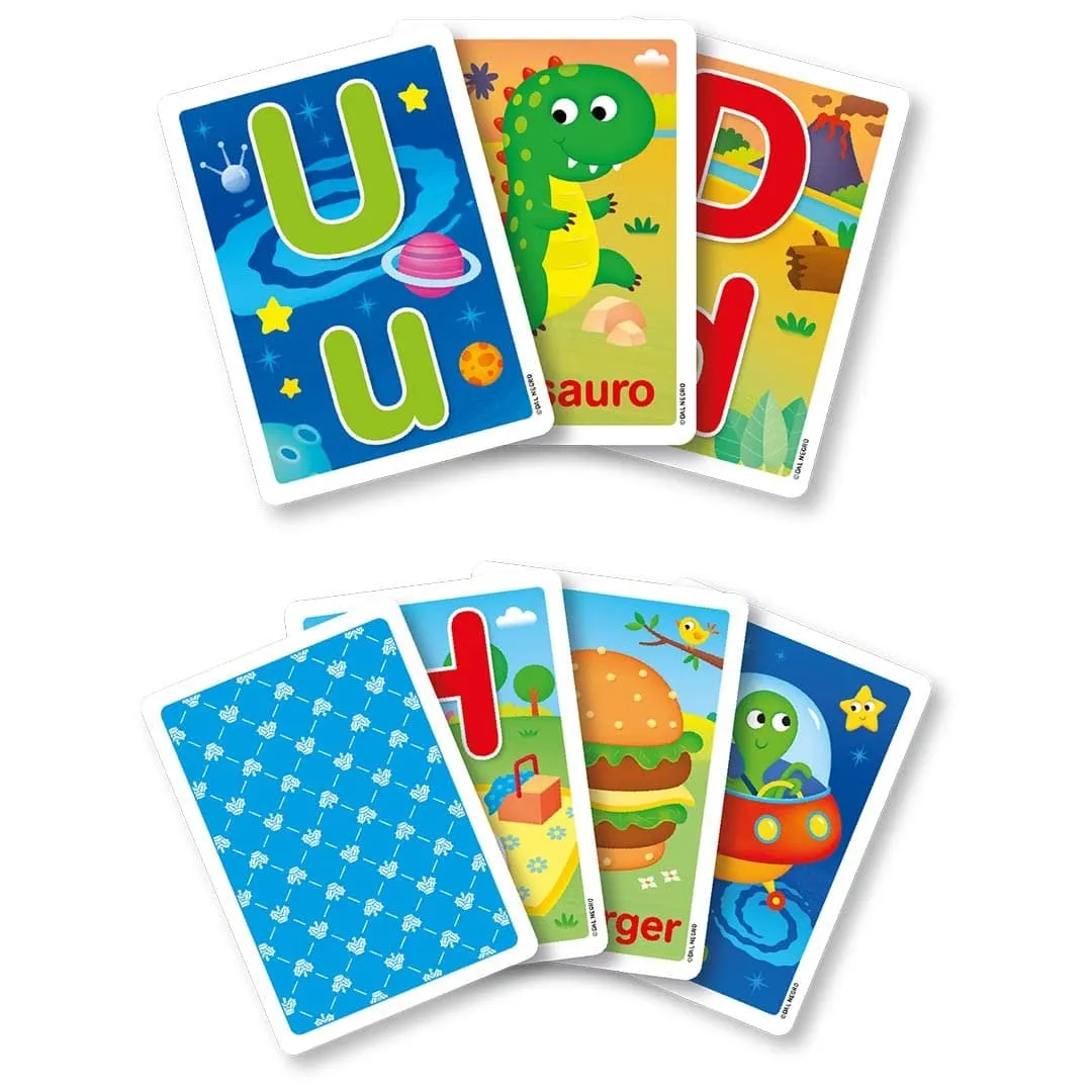 Dal Negro A,B,C...Z Gioco di Carte Educativo 55 Carte