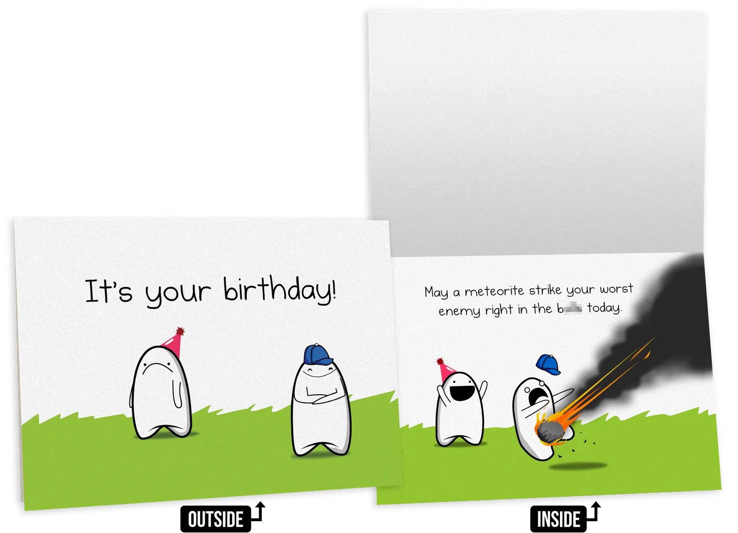 Exploding Kittens Birthday Cards biglietti compleanno 8 pezzi NSFW