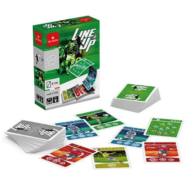 Dal Negro Line Up gioco carte calcio 8+ 110 carte