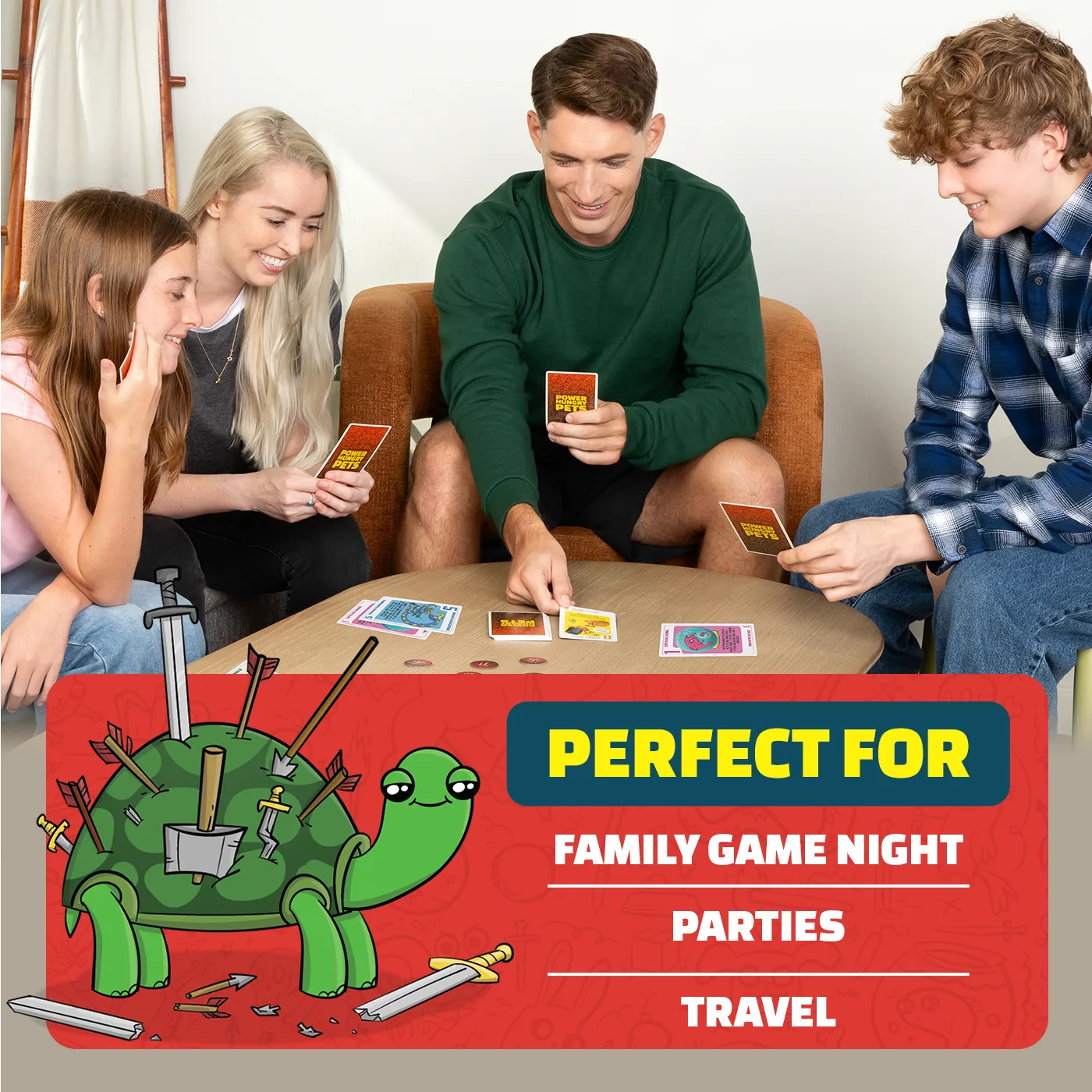 Exploding Kittens Power Hungry Pets gioco di carte strategico