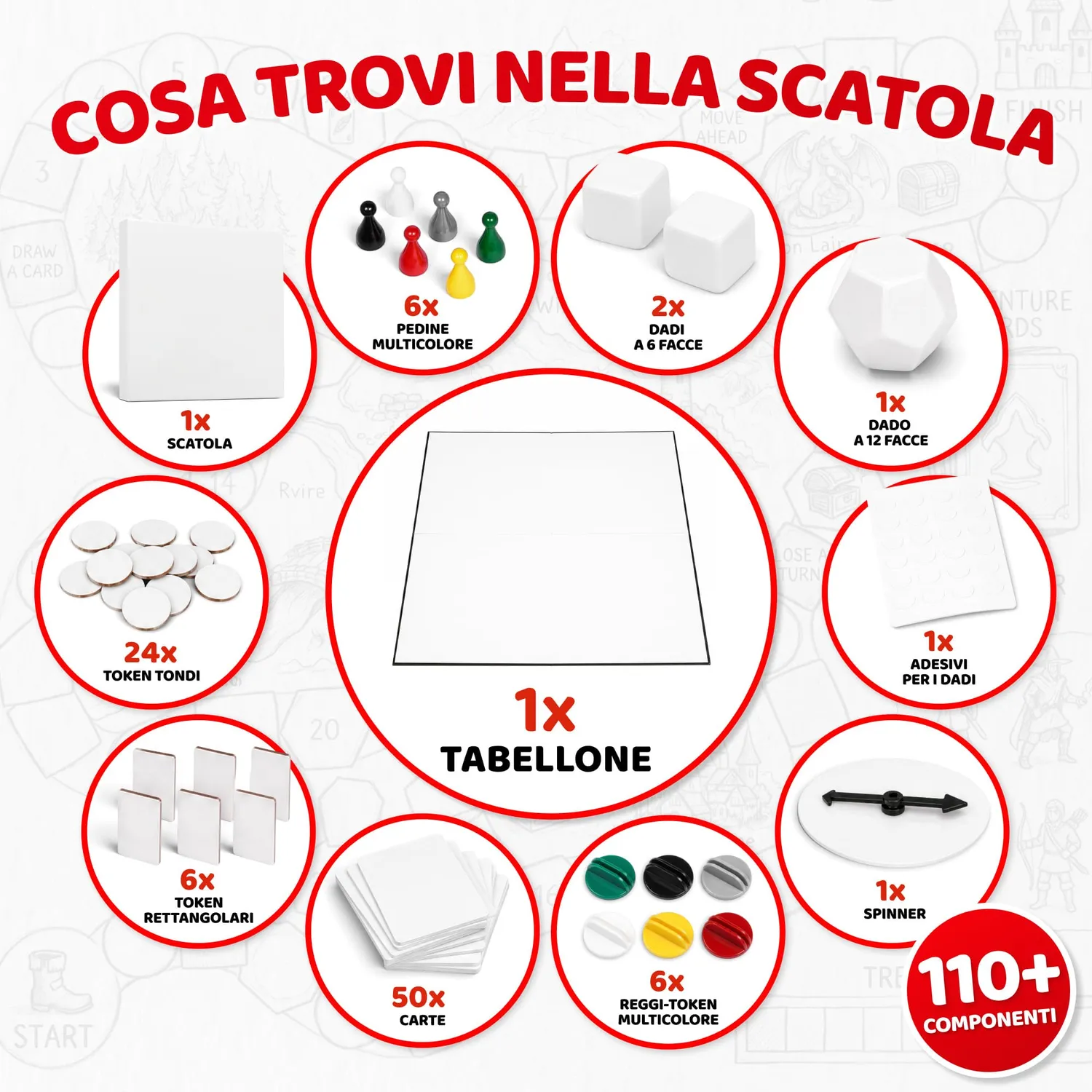 Magma Games Build-a-Game gioco di societa per famiglie