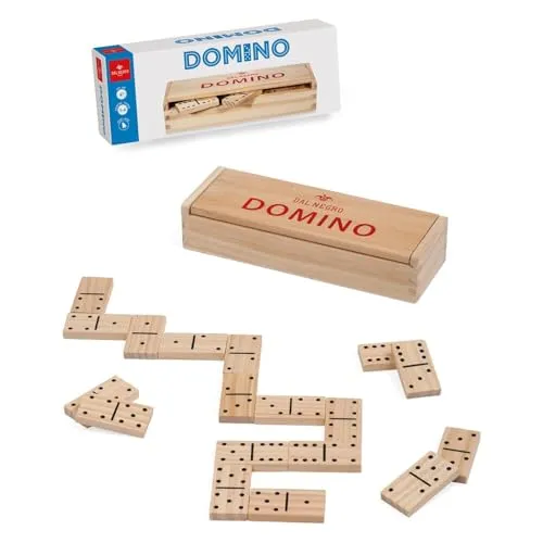 Dal Negro Domino in Legno Bambù 28 Tessere 6+