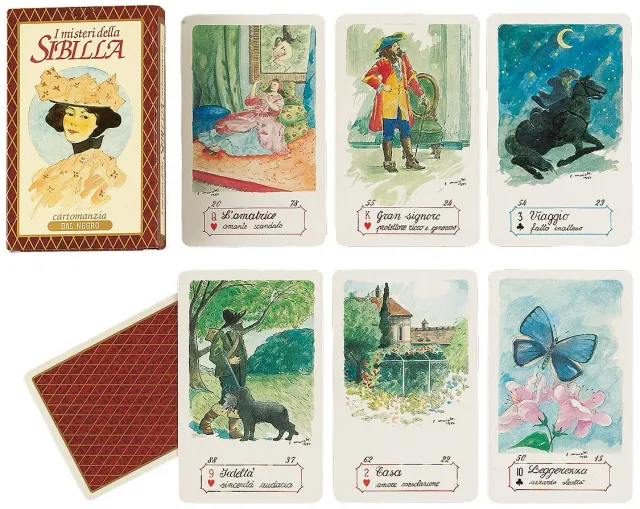 Dal Negro Misteri della Sibilla carte sibille 54 + libro