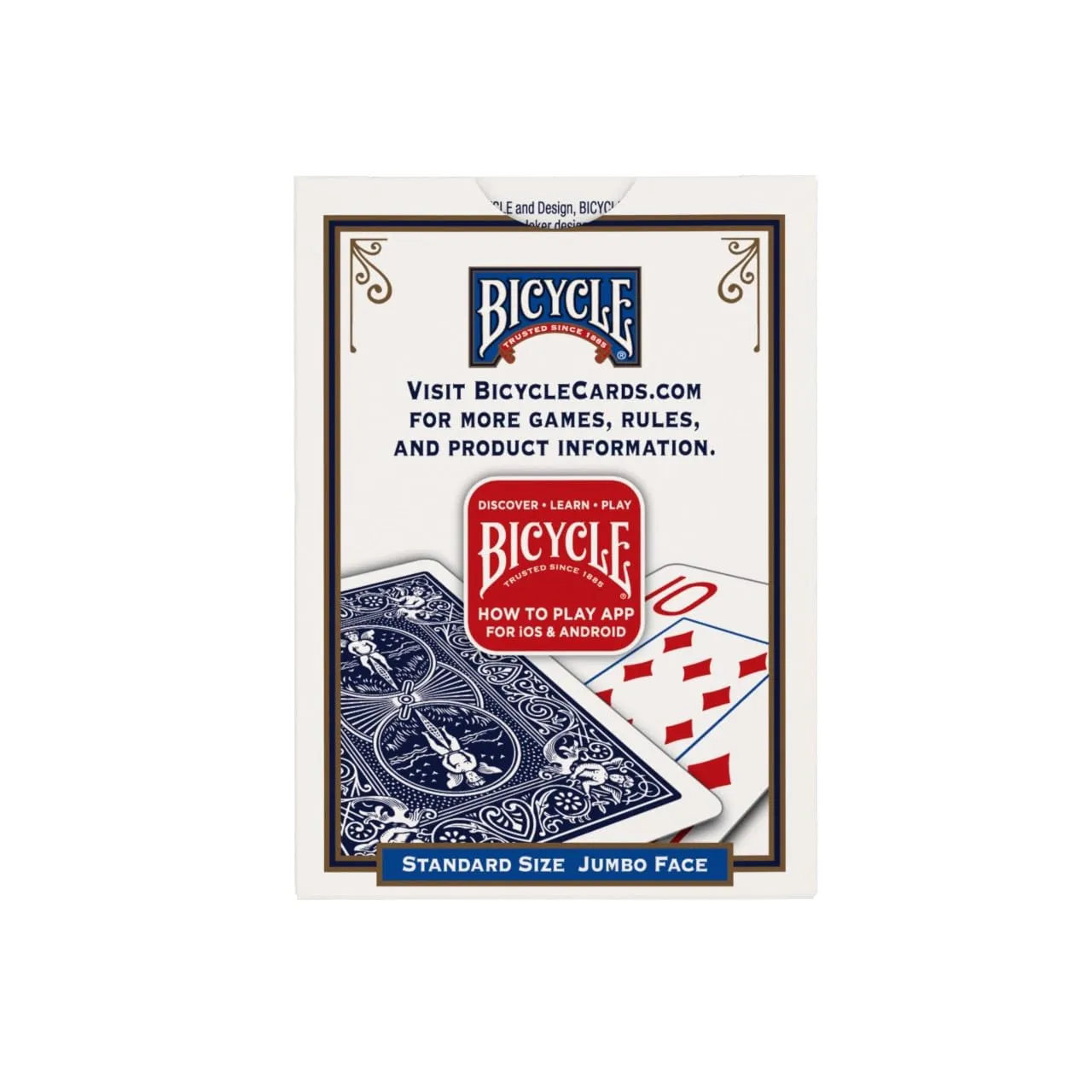 Bicycle Jumbo Index carte poker indici grandi 1 mazzo