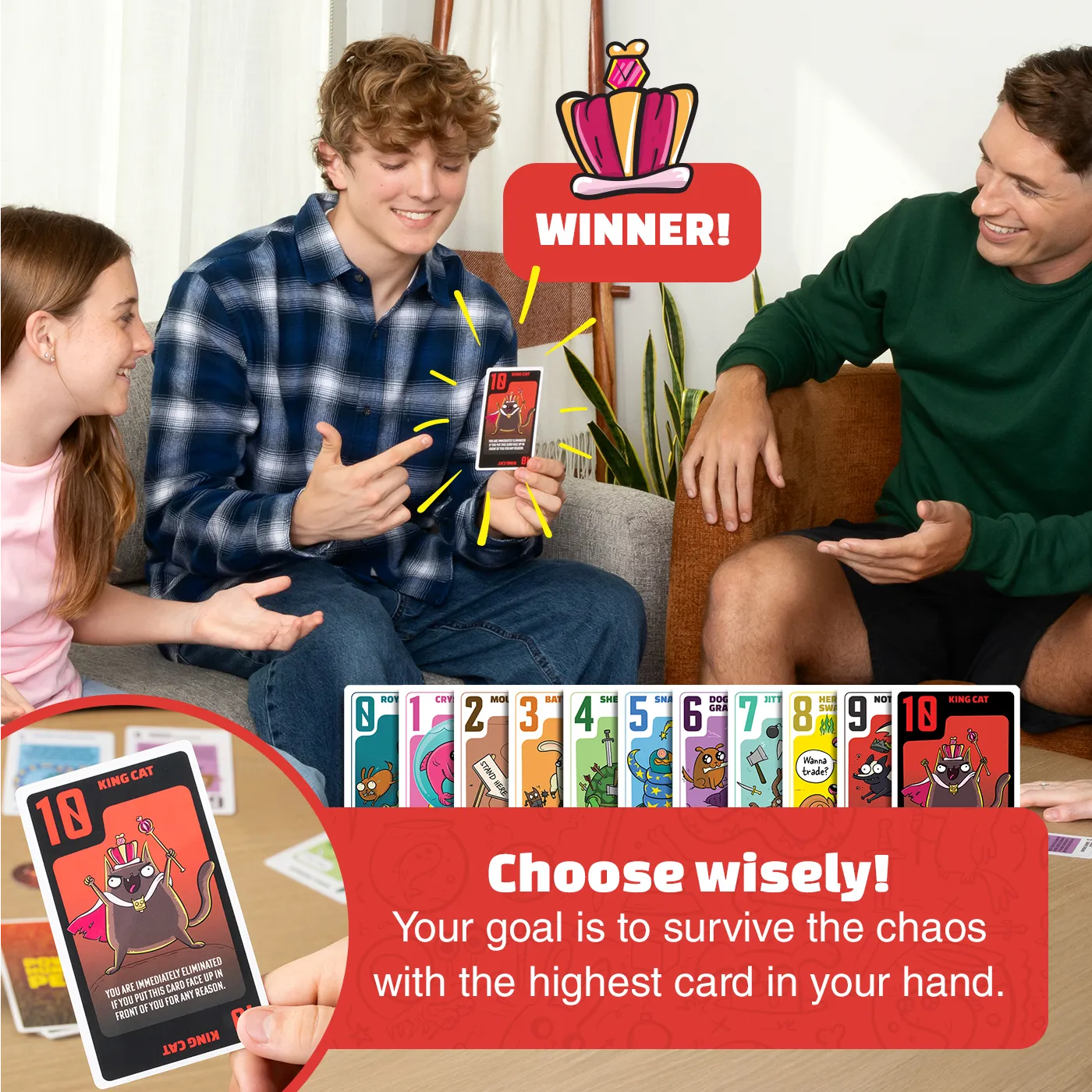 Exploding Kittens Power Hungry Pets gioco di carte strategico