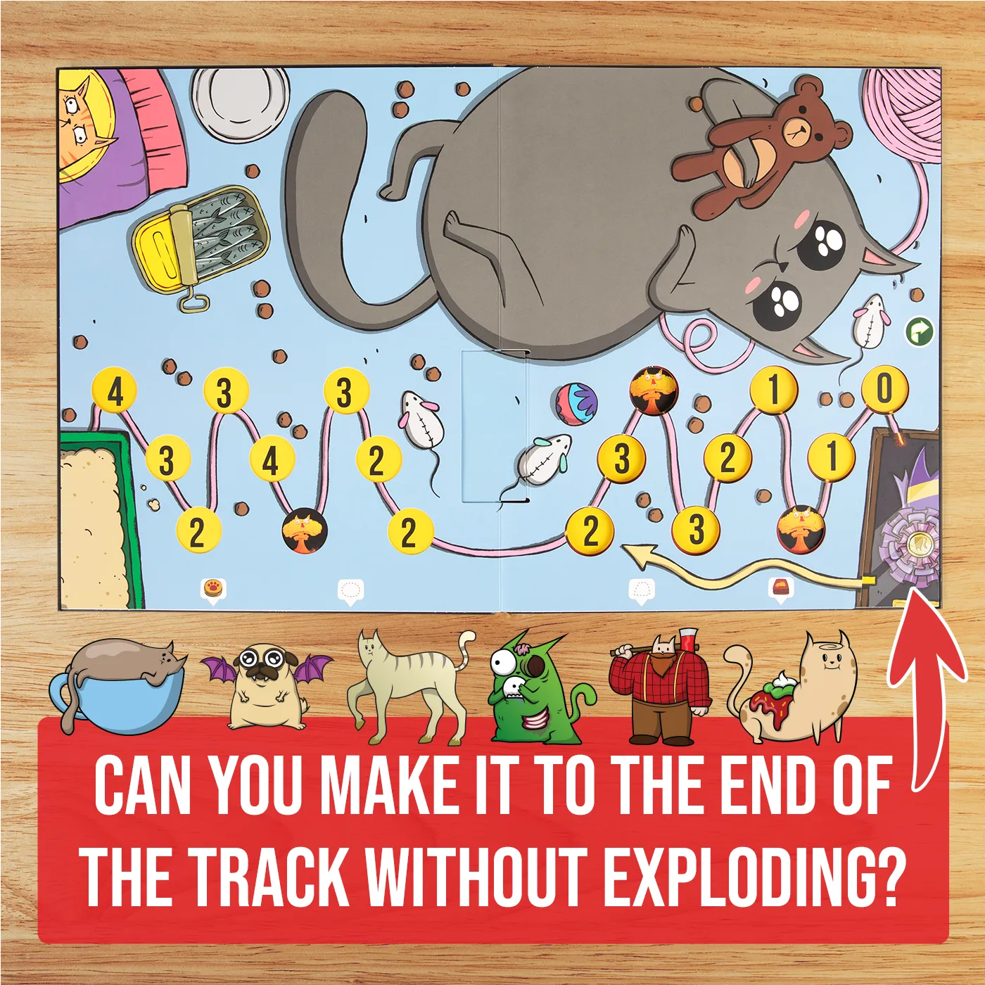 Exploding Kittens Super Fan Edition gioco da tavolo strategico