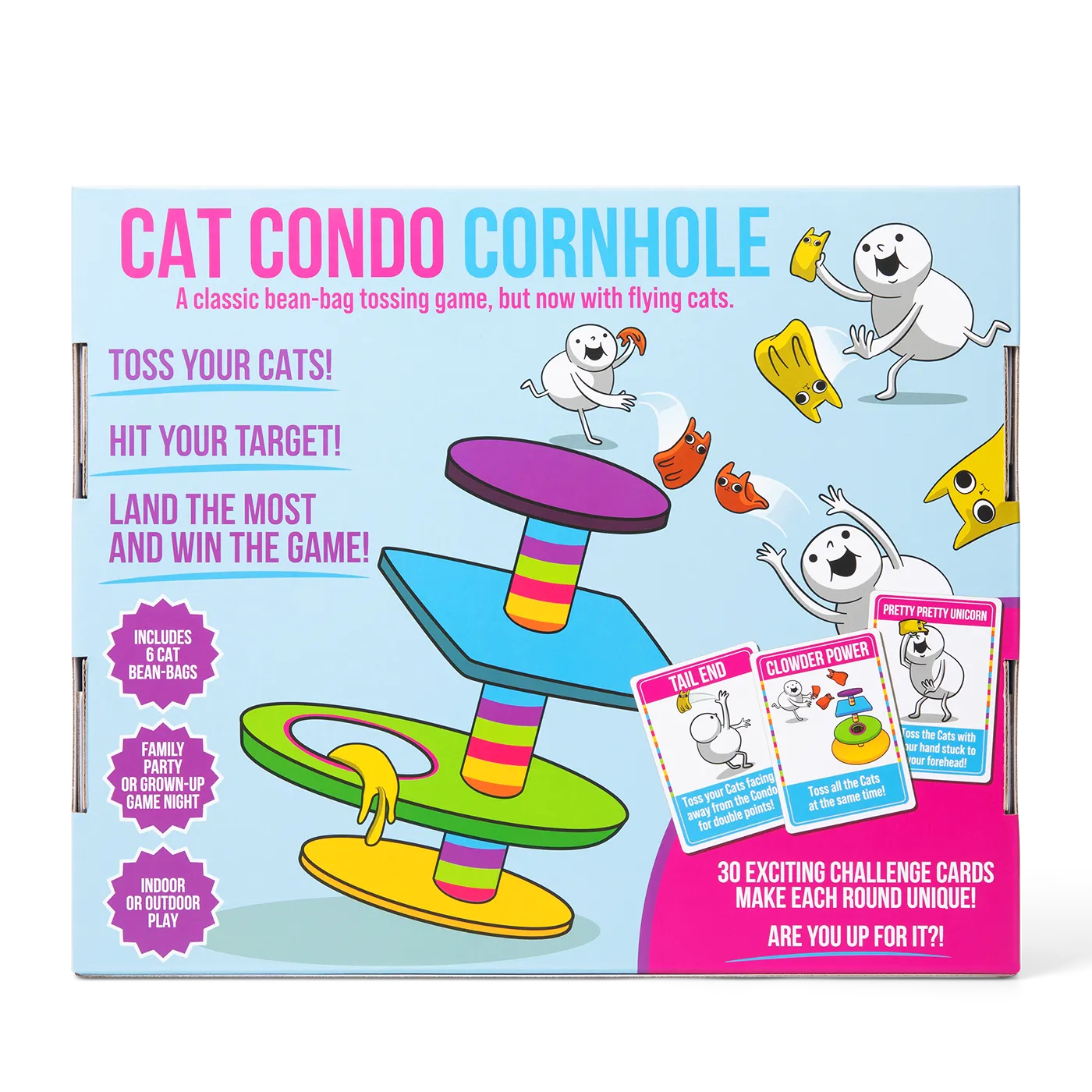 Exploding Kittens Cat Condo Cornhole gioco di lancio