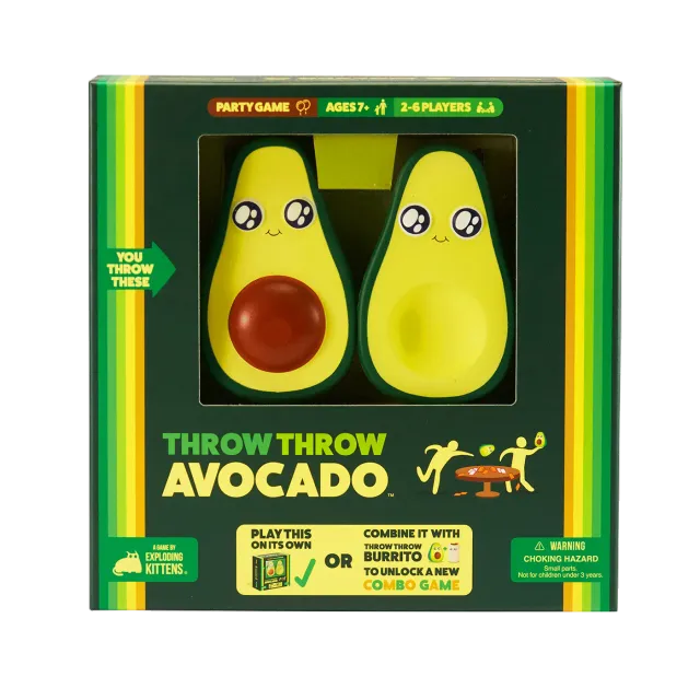 Exploding Kittens Throw Throw Avocado gioco carte schivata