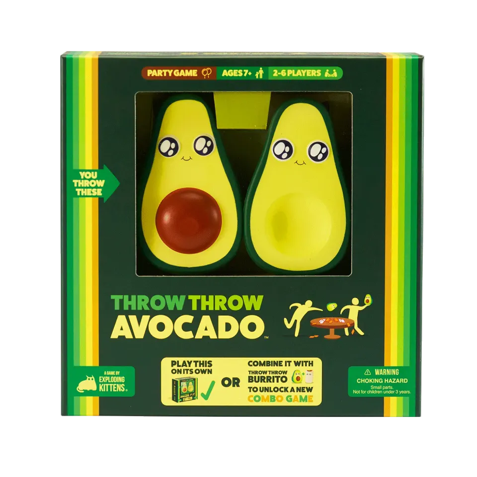 Exploding Kittens Throw Throw Avocado gioco carte schivata