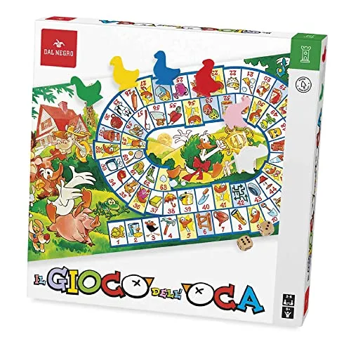 Dal Negro 55601 Gioco dell'Oca Alla Fattoria gioco tavolo bambini