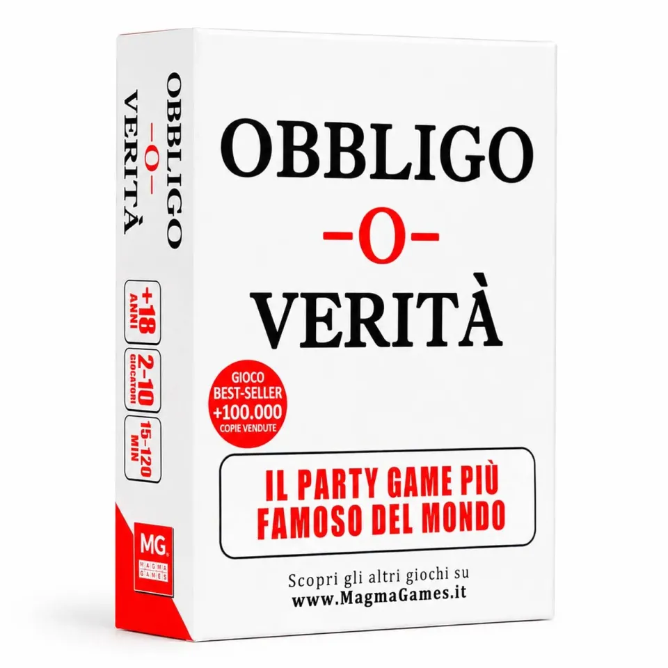 Magma Games Obbligo o Verità carte party 120+120 18+