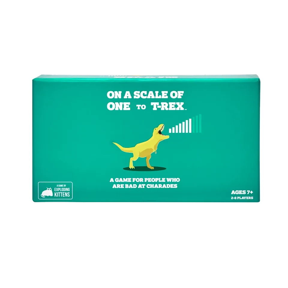Exploding Kittens On a Scale of One to T-Rex gioco party