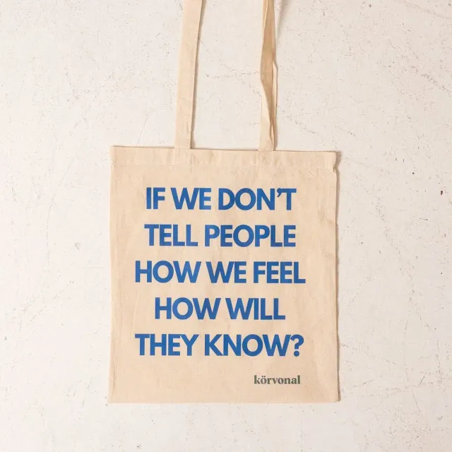 körvonal tote bag borsa tela 36x40 cm