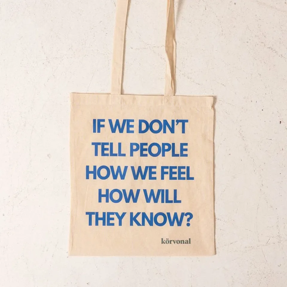 körvonal tote bag borsa tela 36x40 cm
