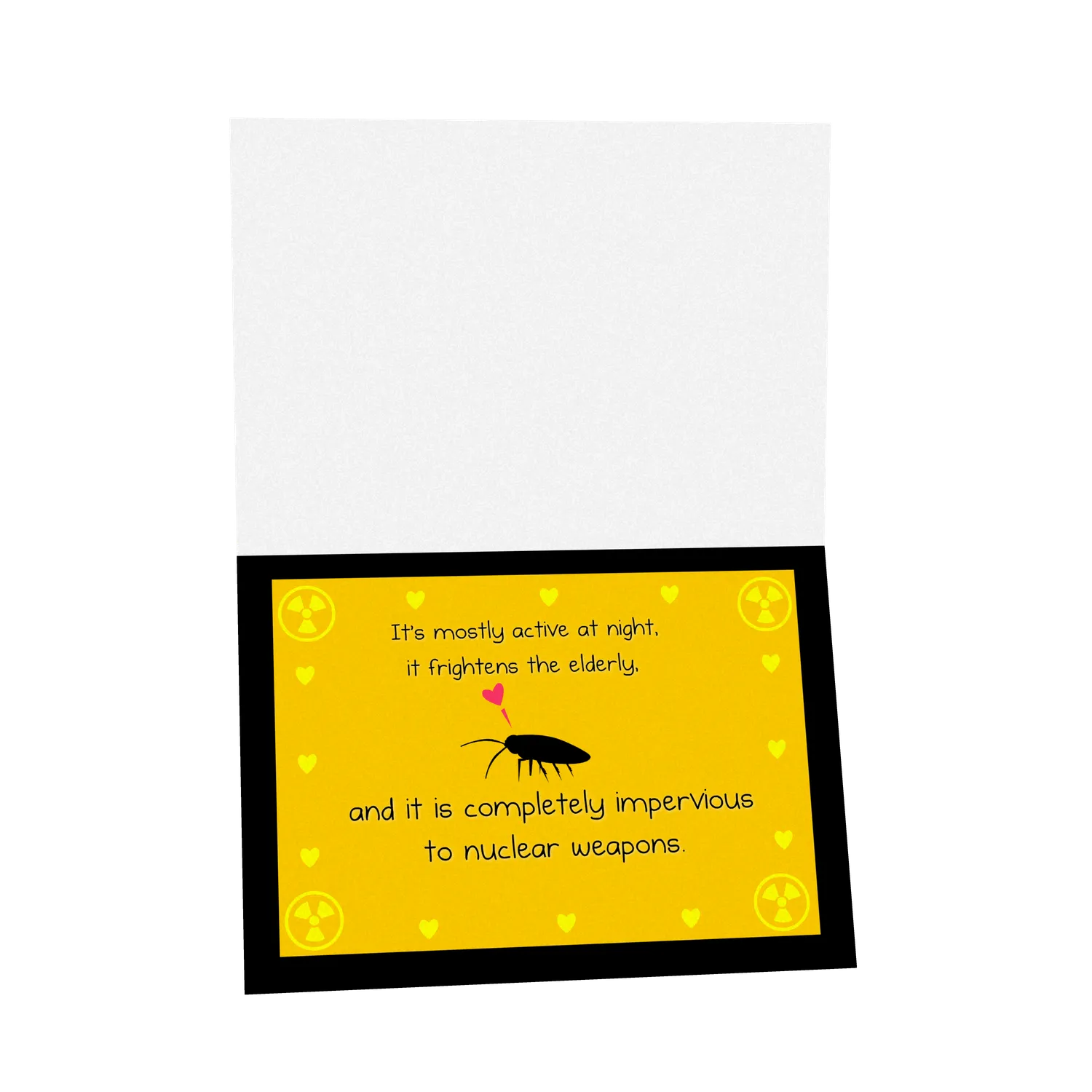 Exploding Kittens Cockroach biglietto auguri NSFW