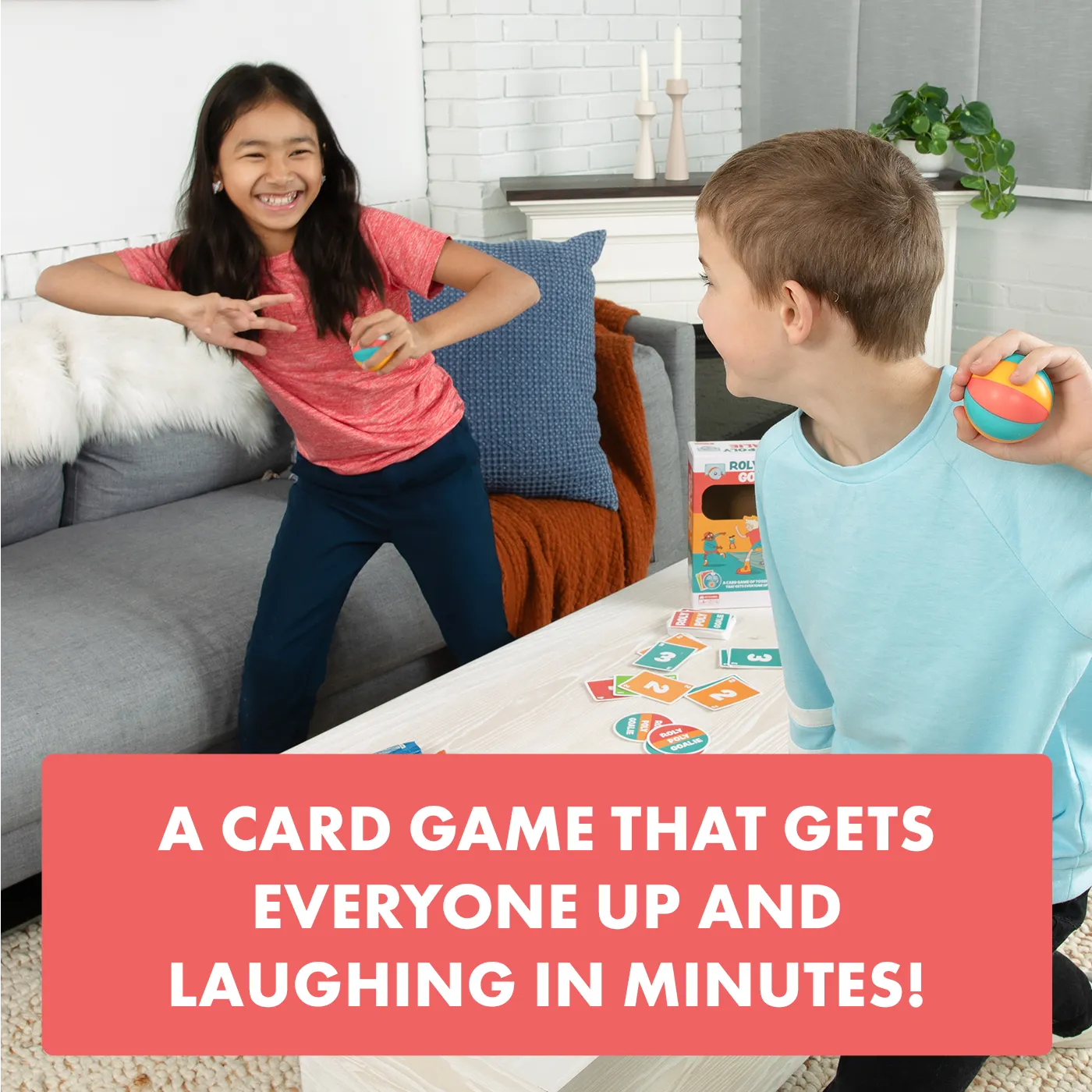 Exploding Kittens Roly Poly Goalie gioco carte movimento
