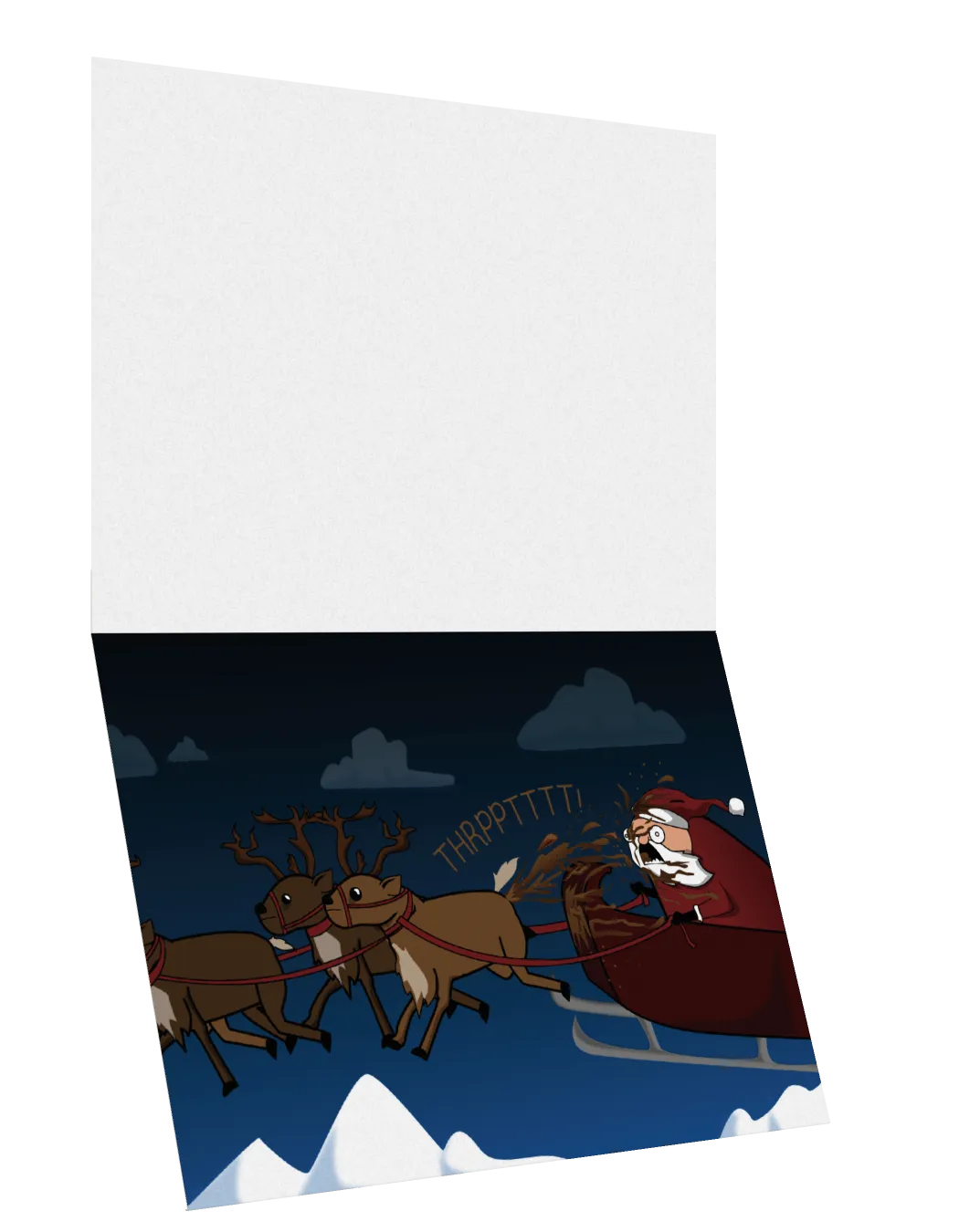 Exploding Kittens Reindeer Coffee biglietto auguri natale NSFW