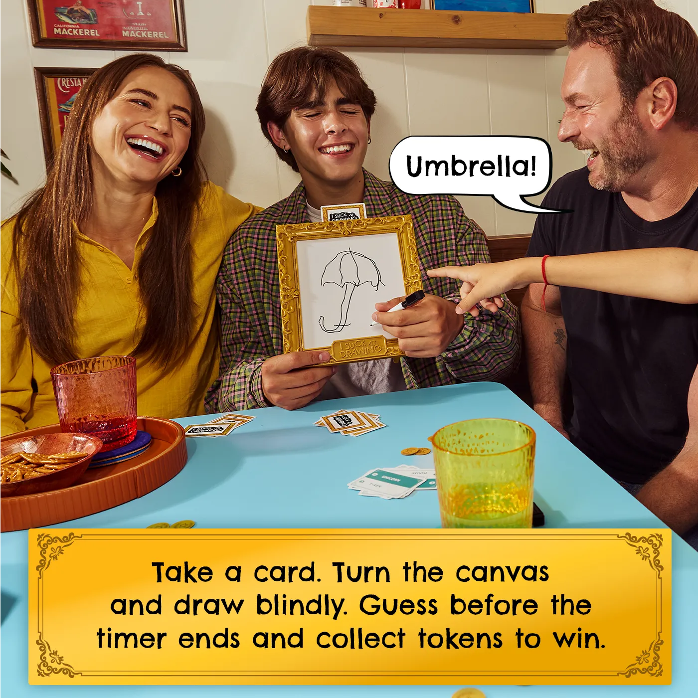 Exploding Kittens I Suck At Drawing gioco disegno party