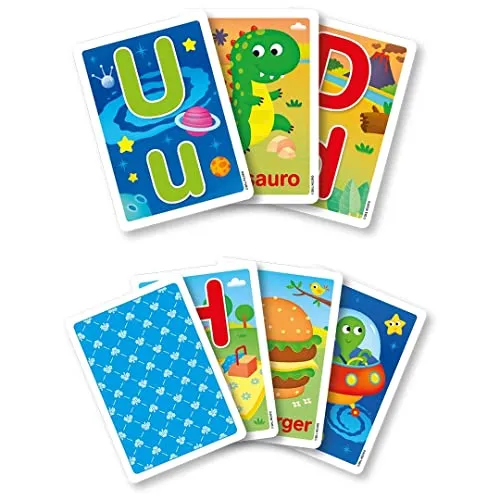 Dal Negro A,B,C...Z Gioco di Carte Educativo 55 Carte