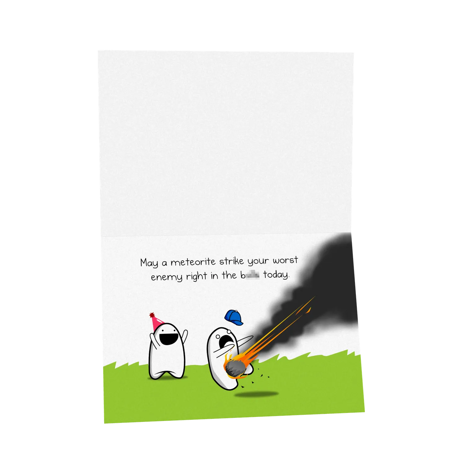 Exploding Kittens Meteorite biglietto auguri compleanno NSFW