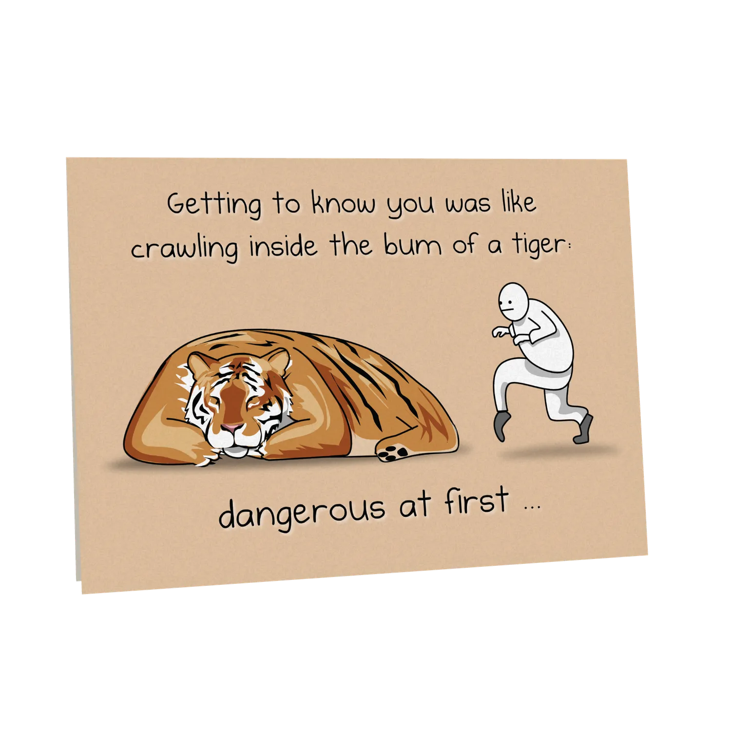 Exploding Kittens Tiger biglietto auguri NSFW amore