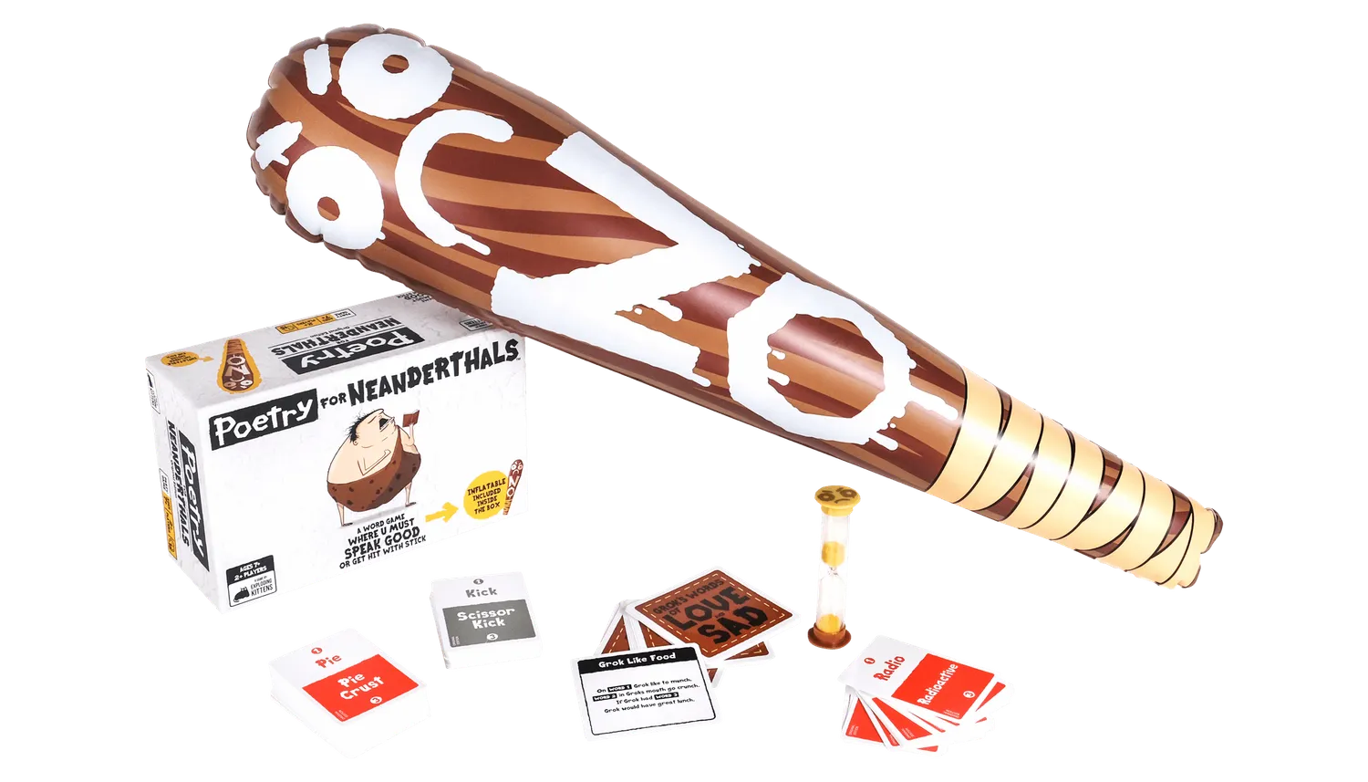 Exploding Kittens Poetry for Neanderthals bundle gioco inglese