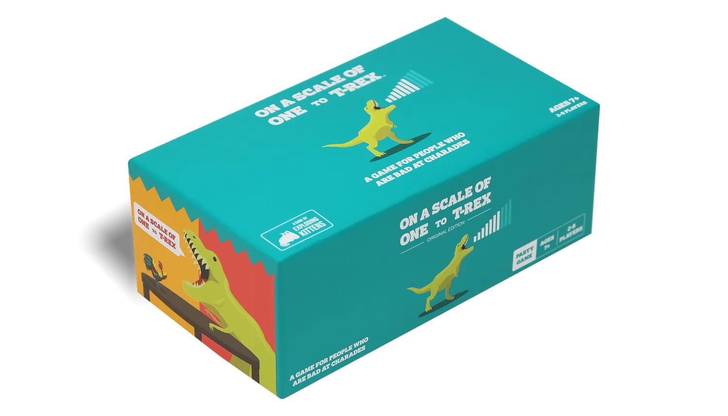Exploding Kittens On a Scale of One to T-Rex gioco party