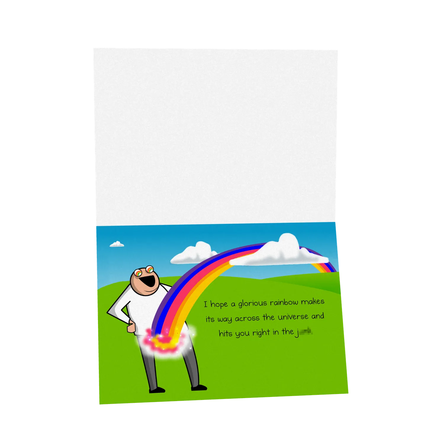 Exploding Kittens Rainbow biglietto compleanno NSFW