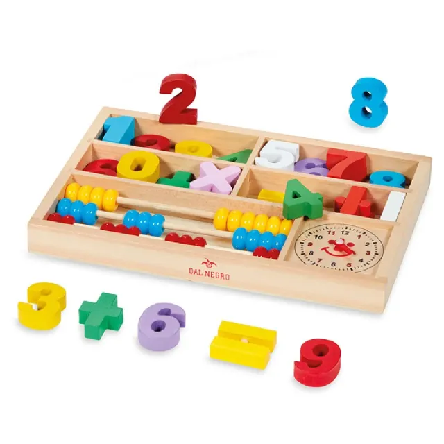 Dal Negro Imparo a Contare gioco educativo legno bambini 3+