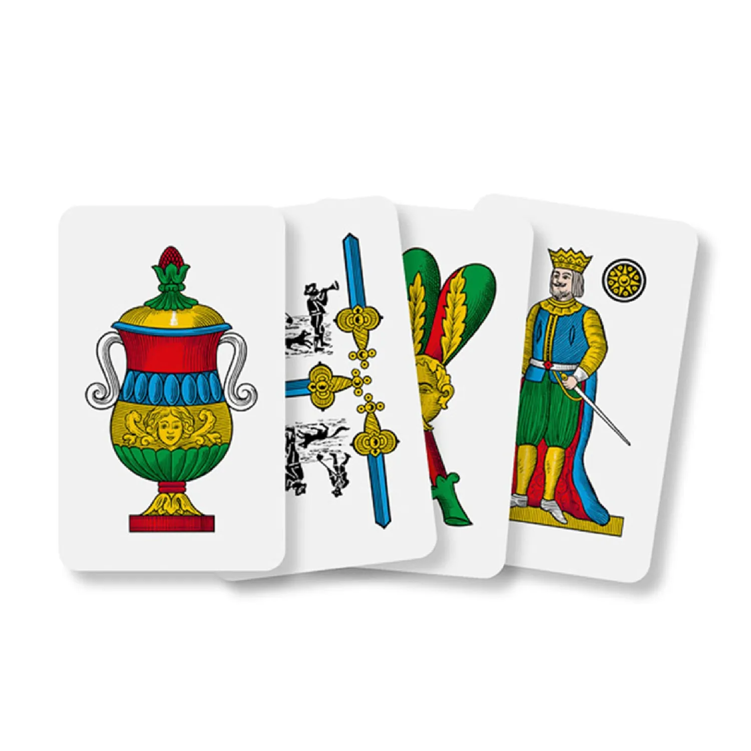 Dal Negro Napoletane 10071 Carte da Gioco 40 Carte Astuccio Rosso