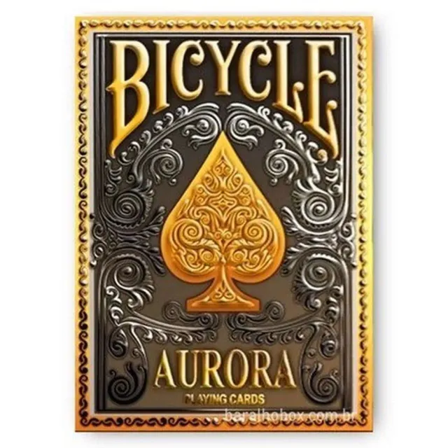 Bicycle Aurora carte poker collezione inchiostri metallici