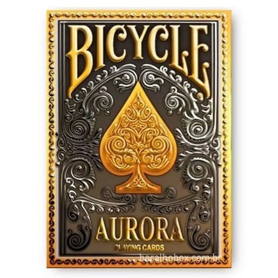 Bicycle Aurora carte poker collezione inchiostri metallici