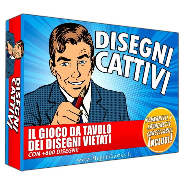 Magma Games Disegni Cattivi party game disegno 18+ 600 parole vietate