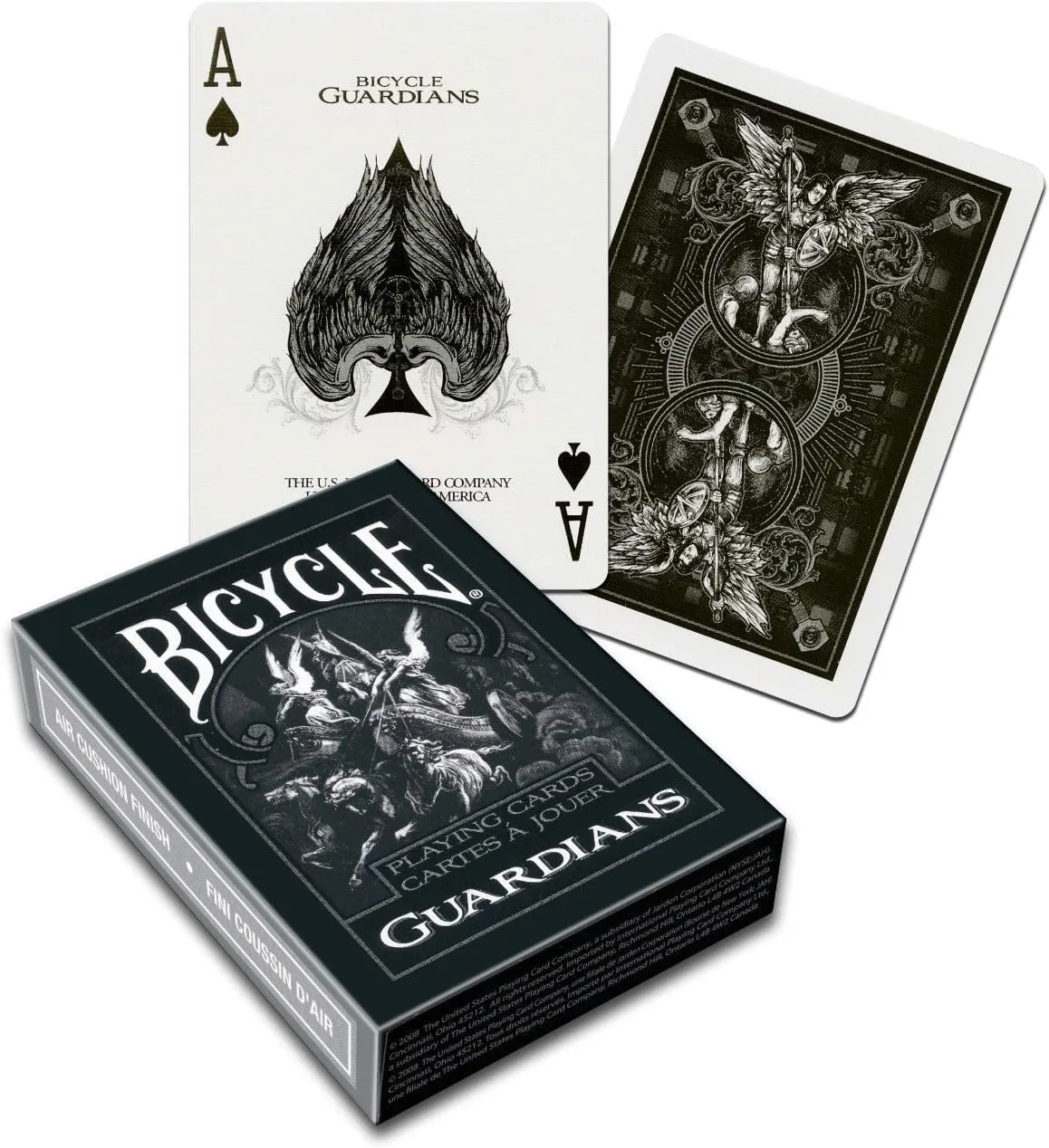 Bicycle Guardians carte poker Theory11 nero 54 carte