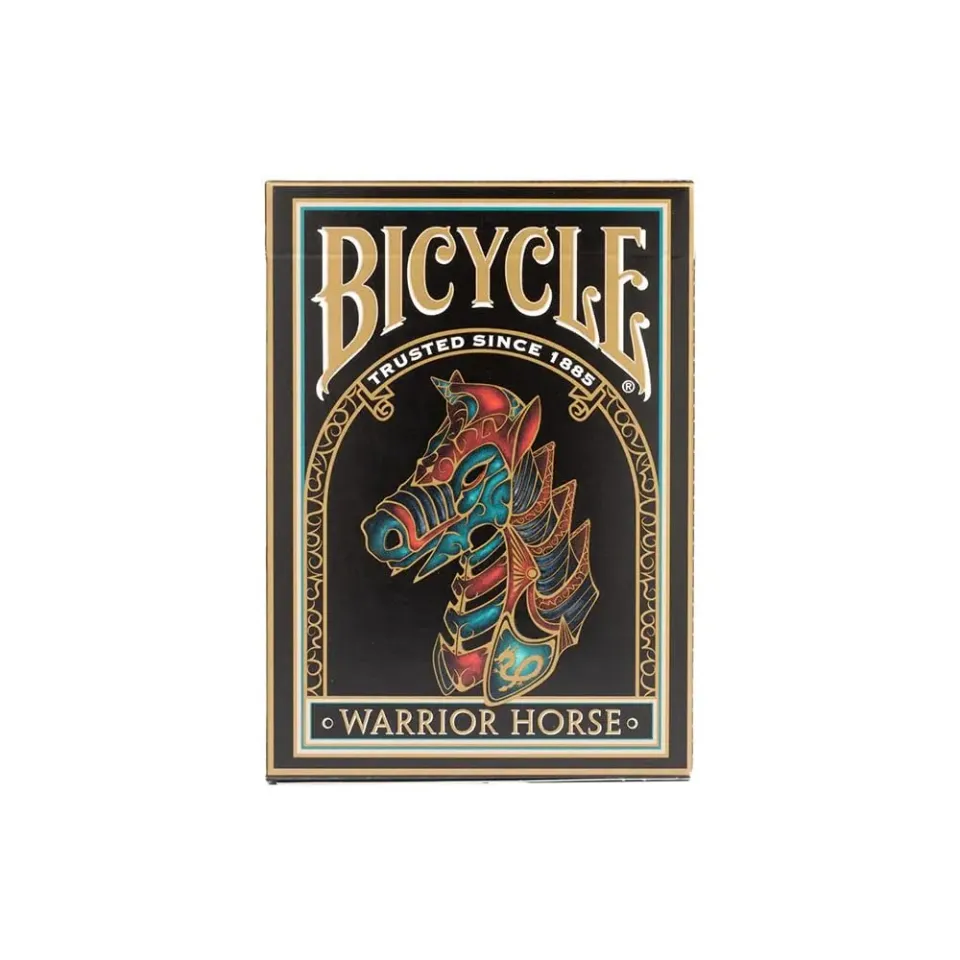 Bicycle Warrior Horse mazzo carte da poker nero