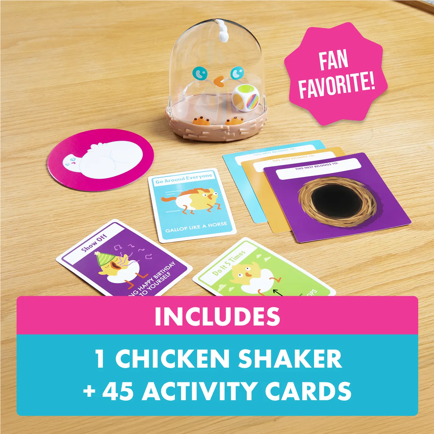 Exploding Kittens Hurry Up Chicken Butt gioco bambini pollo