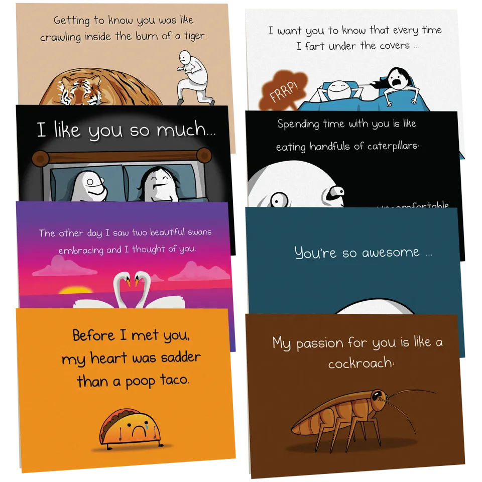 Exploding Kittens Love Friendship Vol. B biglietti auguri 8 pezzi