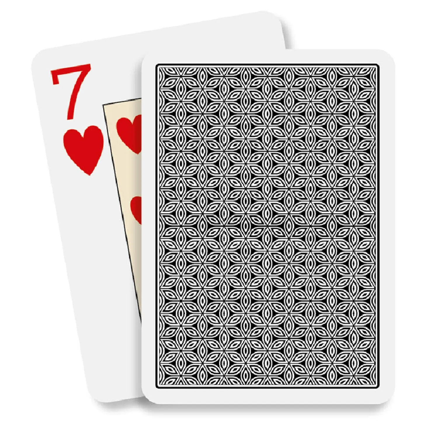 Dal Negro Texas Hold'em Casino Quality carte poker PVC nero