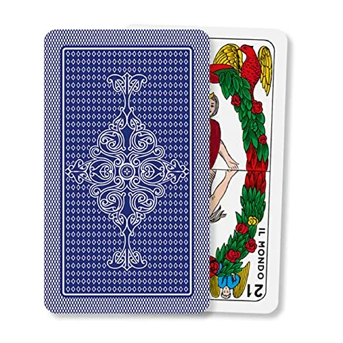 Dal Negro Tarocco Piemontese 040021 Mazzo Blu