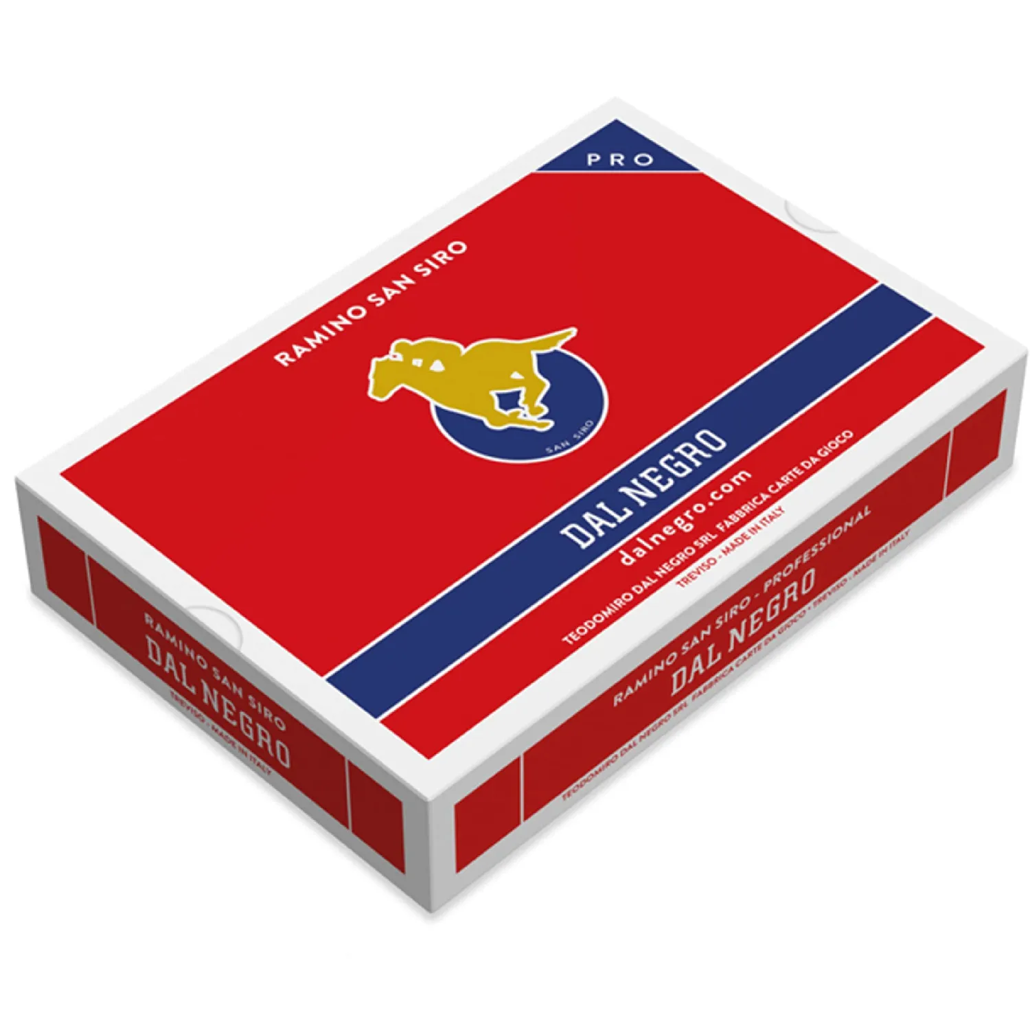 Dal Negro San Siro Pro 024129 carte ramino PVC doppio mazzo