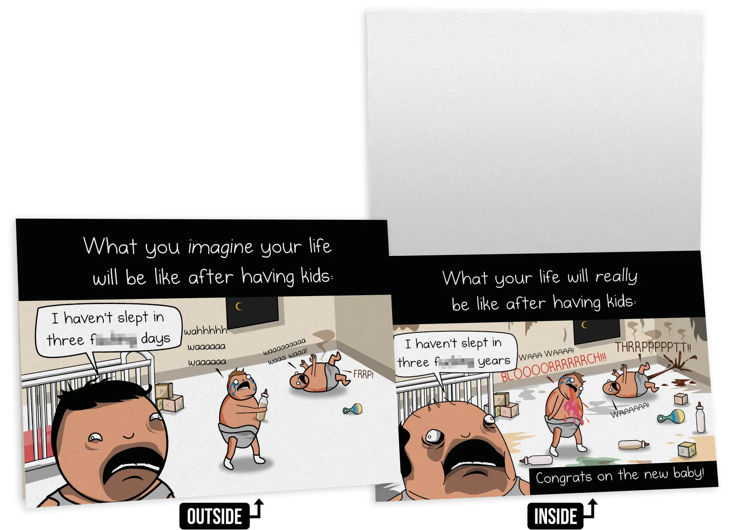 Exploding Kittens NSFW Friendship biglietti 4 pack