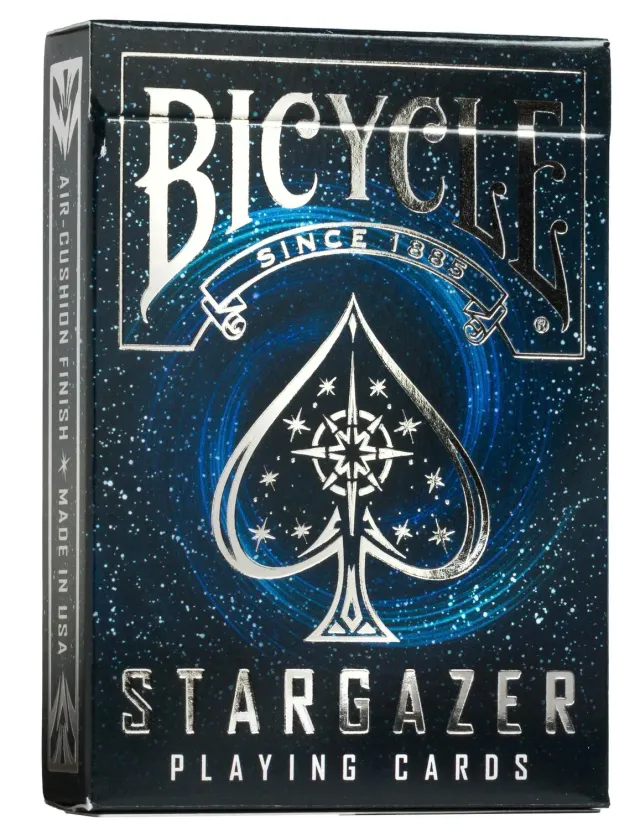 Bicycle Stargazer carte da poker mazzo nero buco nero