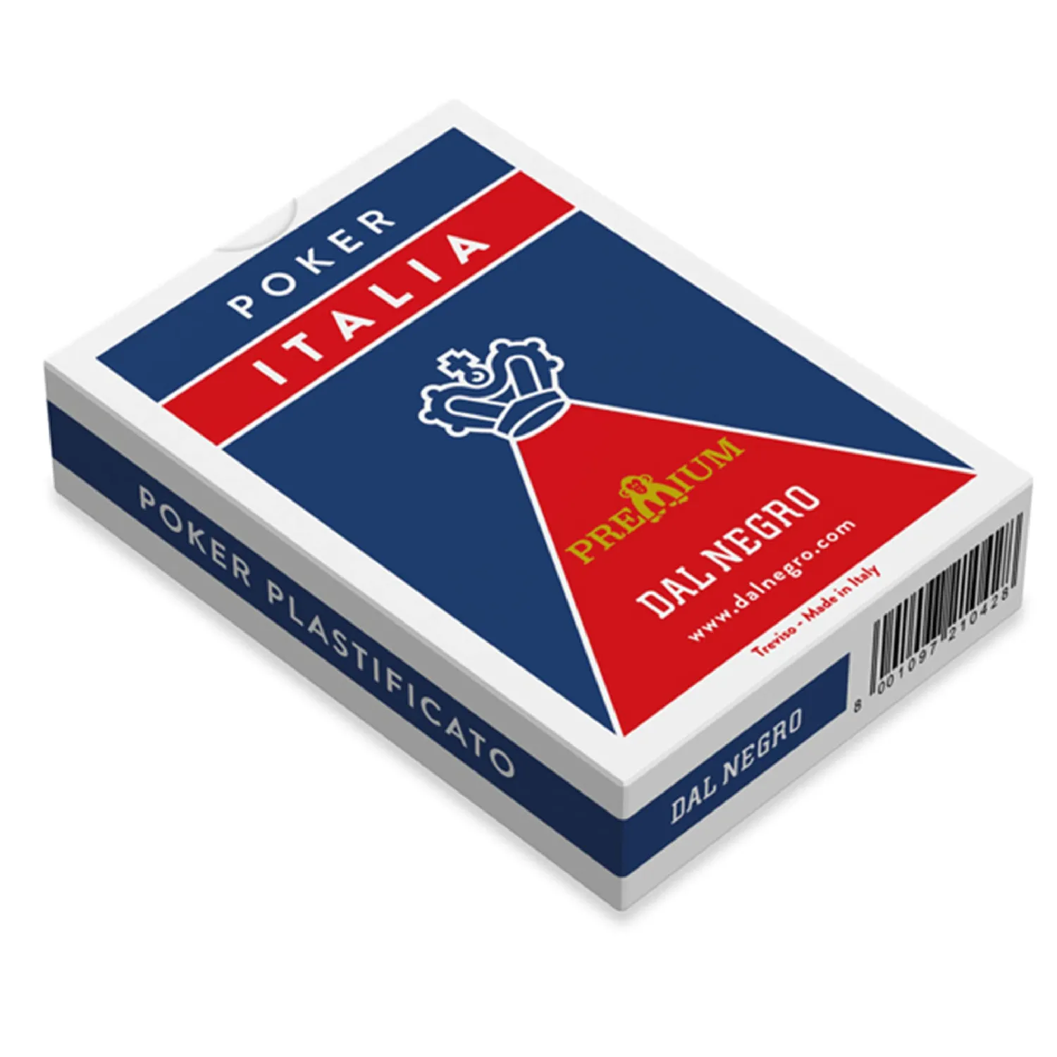 Dal Negro Poker Italia carte poker retro blu 55 carte