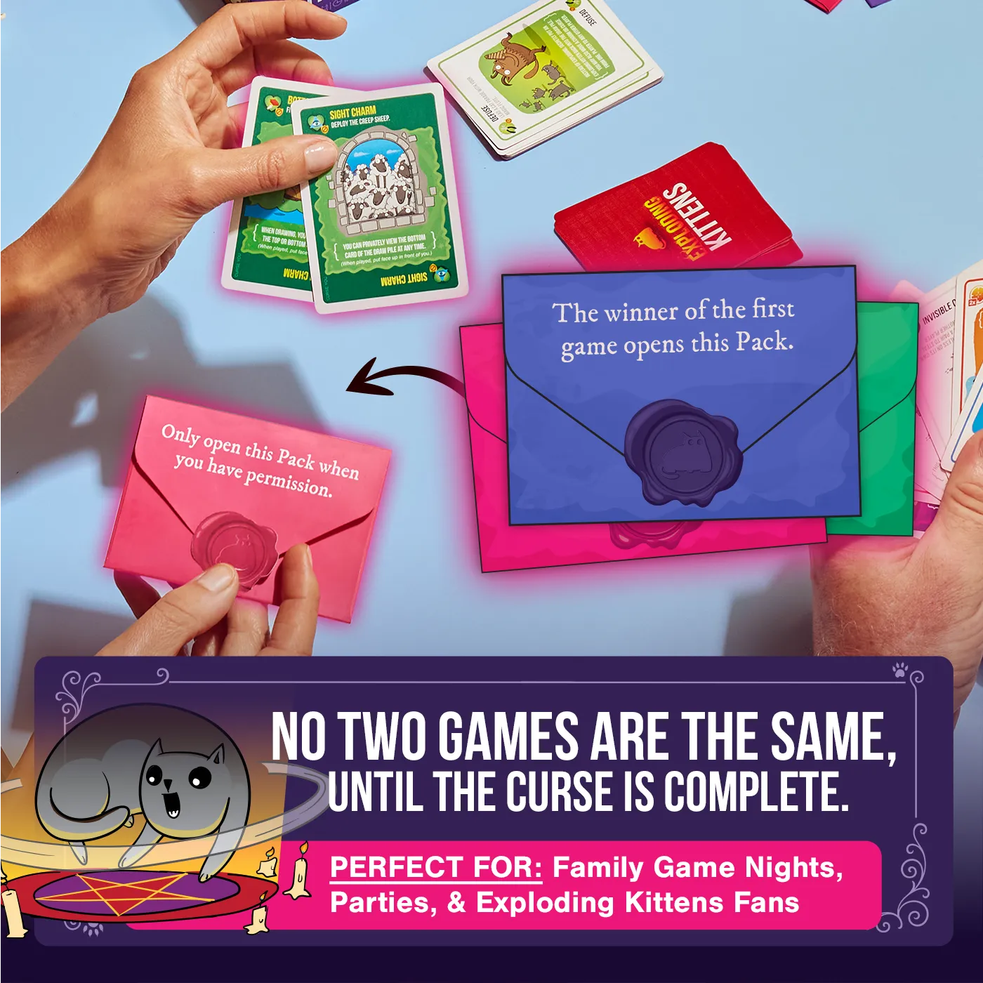 Exploding Kittens Curse You gioco carte maledizioni