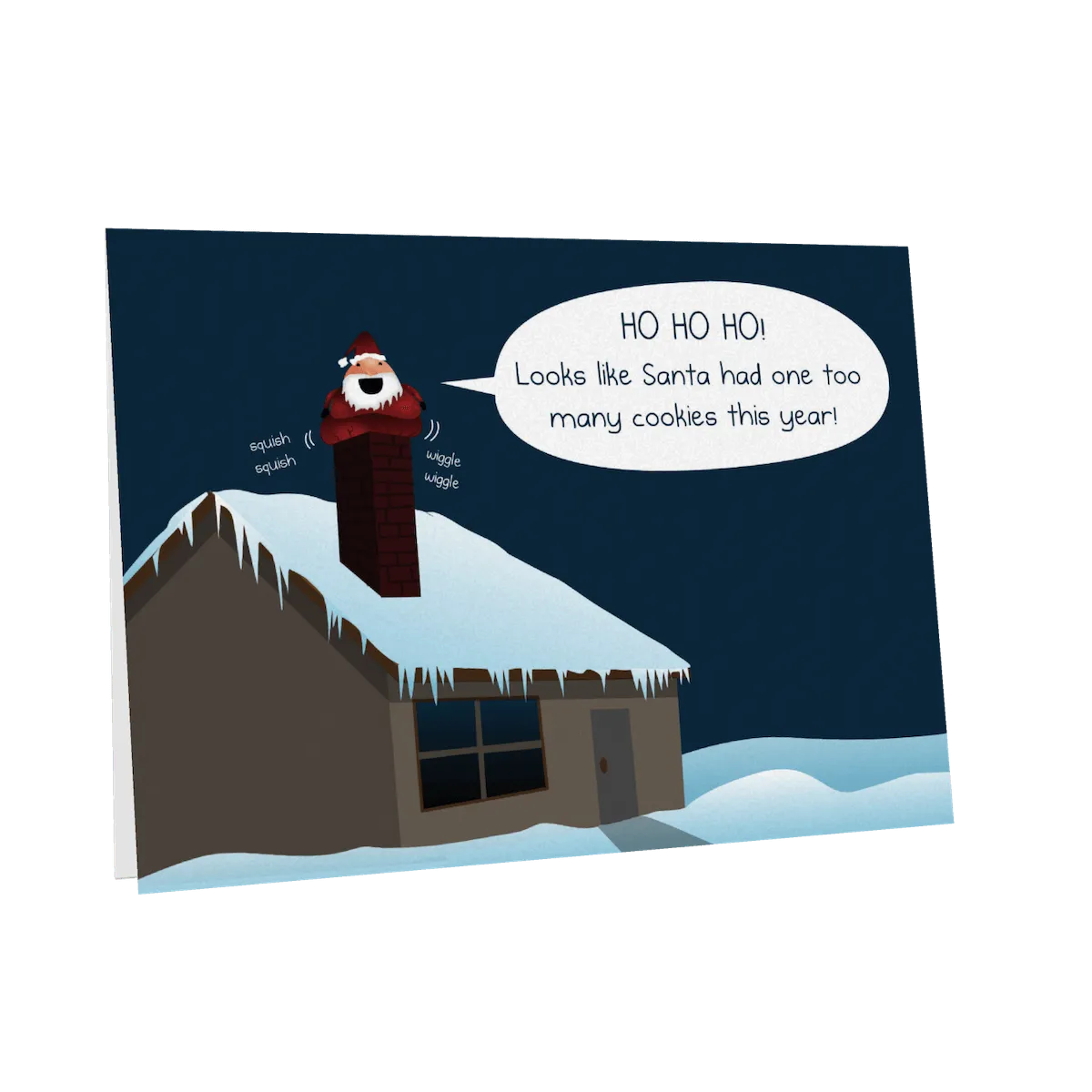 Exploding Kittens Santa's Cookies biglietto natale NSFW