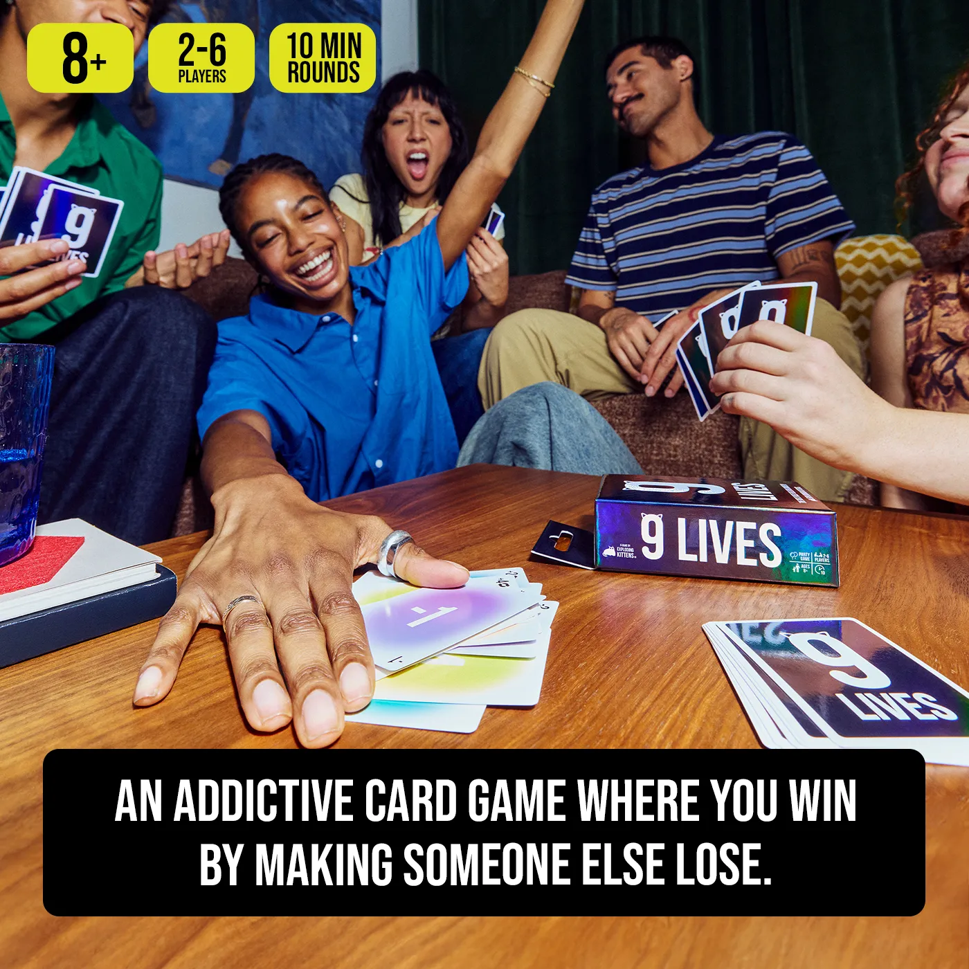 Exploding Kittens 9 Lives gioco di carte fino a 9