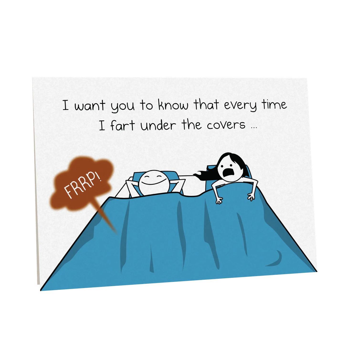 Exploding Kittens Love & Friendship Fart biglietto auguri singolo NSFW
