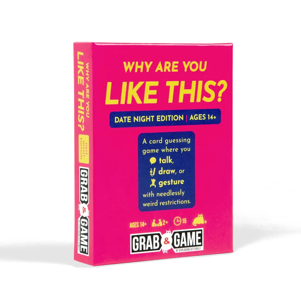 Exploding Kittens Why Are You Like This Date Night gioco coppie viaggio